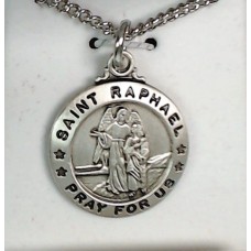 St Raphael Medal with Chain